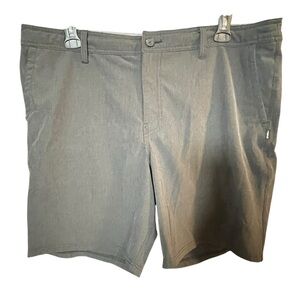 O'Neill Men's Charcoal Flat Front Shorts